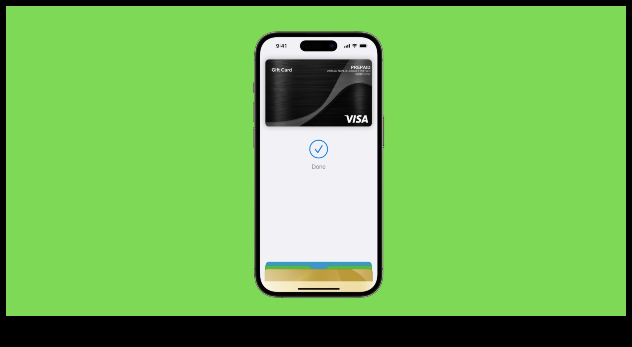 can i add visa gift cards to apple pay