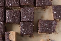 Fudgy Chocolate Chunk Almond Butter Cookie Bars