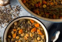 Hearty Chickpea and Wild Rice Soup