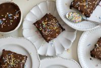 Galaxy Glazed Vegan Brownies