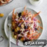 Vibrant Vegan Pineapple Cherry Slaw 8 Thumbnail image for Vegan Pineapple Coleslaw with Cherries recipe by Flora & Vino