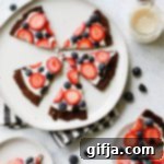 Decadent Chocolate Protein Pancake Pizza 9 Chocolate Greek Yogurt Protein Pancake Pizza by Flora & Vino
