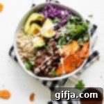 Pulled Jackfruit BBQ Bowl with Crispy Sweet Potatoes 8 img 12257 7