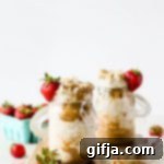 Blissful Strawberry Coconut Almond Overnight Oats 9 img 12828 8