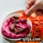 Effortless Oil Free Beet Hummus 9 img 12939 8