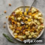 Roasted Cauliflower and Rosemary Salad 10 Rosemary Roasted Cauliflower Salad with Toasted Hazelnuts & Mulberries
