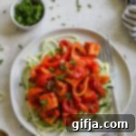 One-Pan Tofu Cacciatore with Zoodles 9 img 14503 8