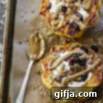 Sunrise Stuffed Squash 9 Breakfast Stuffed Squash, a healthy and delicious meal prep option for cold weather mornings.