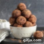 Decadent Cacao Dusted Dark Chocolate Truffles 10 Cacao Dusted Dark Chocolate Truffles