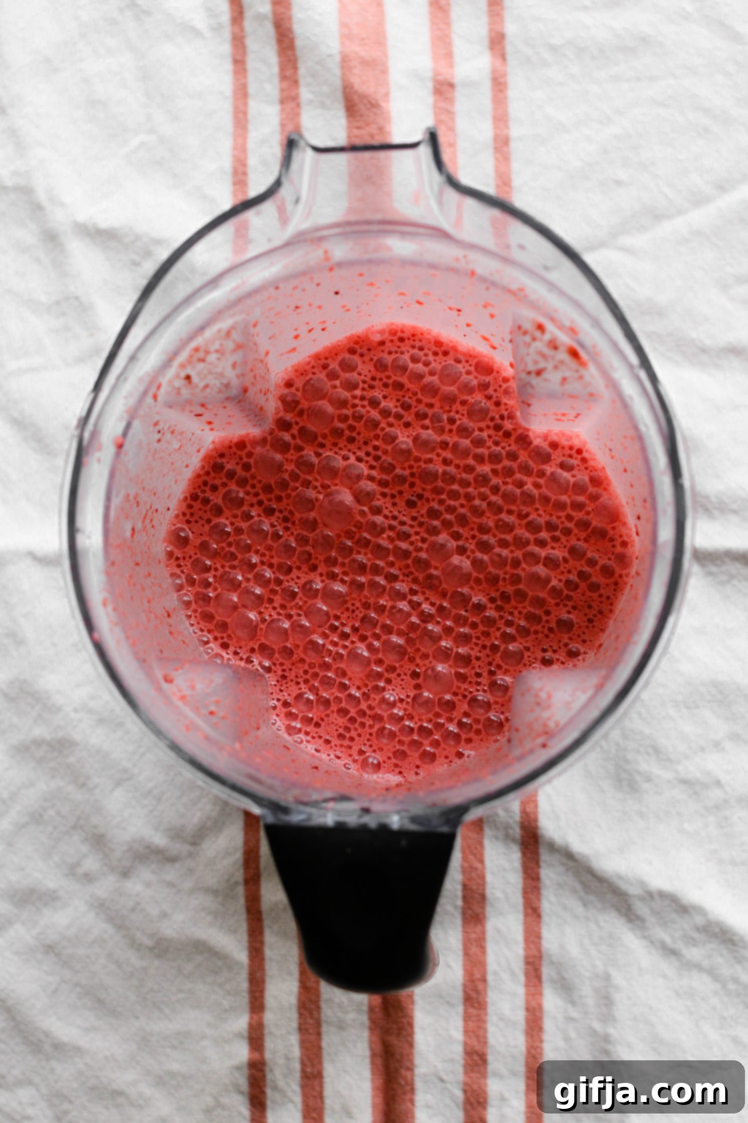 Beet Latte with Cinnamon Sprinkles