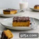 Golden Vegan Cake with Chocolate SunButter Bliss 11 img 17541 12