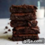 Impossibly Fudgy Vegan Brownies 8 img 18980 7