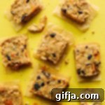 Tropical Bliss No-Bake Protein Bars 10 Thumbnail image of No-Bake Tropical Protein Bars, cut into squares.