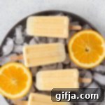 Sun-Kissed Coconut Bliss Pops 10 Thumbnail of refreshing Orange Coconut Creamsicles