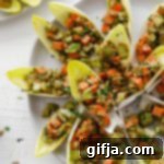 Crisp Endive with Creamy SunButter 9 Endive Boats with SunButter Sauce by Flora & Vino