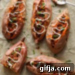 Sweet Potatoes Stuffed with Black Bean Quinoa Chili 7 img 22196 6