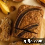 Oil Free Applesauce Banana Bread 12 img 23169 11