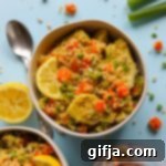 Vibrant Quinoa Primavera 11 Delicious and vibrant Spring Quinoa Primavera, a healthy vegan and gluten-free one-pot meal, ready to serve.