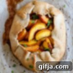 Sweet Summer Vegan Peach Galette 10 Vegan Peach Galette, a rustic, easy summer dessert.