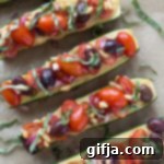 Savory Hummus Zucchini Boats 9 img 24770 8