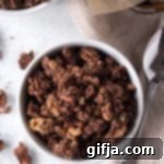 Almond Butter Chocolate Granola 10 Chocolate Almond Butter Granola recipe card image