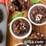 Decadent Double Chocolate Zucchini Muffins 8 img 2586 7