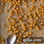 Crispy Spiced Air-Fried Chickpeas 9 Crispy Oil-Free Roasted Spiced Chickpeas for a healthy, protein-packed snack