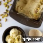 Dairy-Free Pistachio Dream No Churn 11 Small image of No-Churn Vegan Pistachio Ice Cream in recipe card