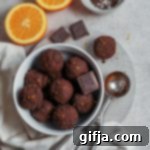 Zesty Vegan Chocolate Orange Truffles 13 Beautiful Vegan Orange Chocolate Truffles, a rich and zesty plant-based treat