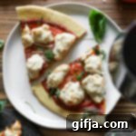 Decadent Vegan Margherita with Cashew Tahini Mozzarella 15 Vegan Margherita Pizza with Cashew Tahini Mozzarella