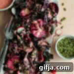 Beet and Kale Salad with Raspberry Vinaigrette 13 img 31514 12
