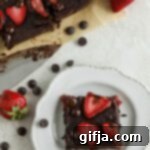 Decadent Vegan Strawberry Brownies 15 img 34416 14