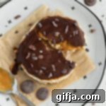 Decadent Chocolate Peanut Butter Rice Cake 12 Thumbnail image for Chocolate Peanut Butter Rice Cake recipe card