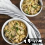 Velvety Vegan Mushroom Stroganoff 11 Vegan Mushroom Stroganoff