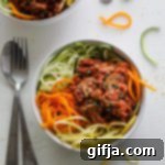 Plant-Powered Bolognese with Garden Noodles 9 Veggie Noodles with Lentil Walnut Mushroom Bolognese