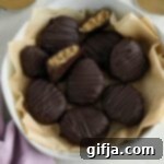 SunButter Filled Chocolate Easter Eggs 12 SunButter Chocolate Easter Eggs in a bowl