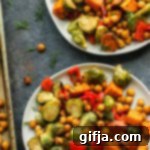 Comforting Sweet Potato Chickpea Bake 10 Thumbnail image of the One-Pan Tandoori Sweet Potato & Chickpea Bake by Flora & Vino