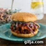 Grilled Lions Mane Sandwich 12 Thumbnail of BBQ Lion's Mane Mushroom Sandwich with Tahini Slaw