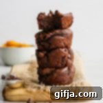 Decadent One-Bowl Butternut Brownies 9 Stacked 1-Bowl Butternut Brownies