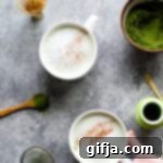 Almond Spice Matcha Latte 9 Cinnamon Almond Matcha Latte
