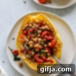 Cheesy Italian Spaghetti Squash Boats 10 img 929 9
